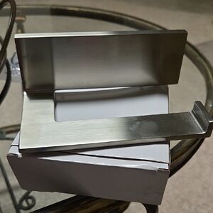 Delta Chrome Tissue Holder - Silver Finish